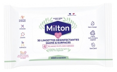 Milton Lingettes Désinfectantes de Surface 30 Lingettes