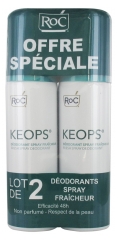RoC Keops Freshness Spray Deodorant 2 x 100ml