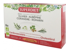 Superdiet Quatuor Coriandre Cardio-vasculaire Bio 20 Ampoules