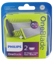 Philips OneBlade QP620/50 Face + Body Kit 2 Blades
