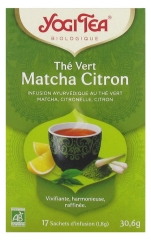 Yogi Tea Thé Vert Matcha Citron Bio 17 Sachets