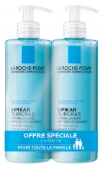 La Roche-Posay Lipikar Surgras Anti-Dryness Cleansing Cream 2 x 400ml