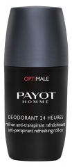Payot Homme - Optimale Déodorant 24H Roll-On Anti-Transpirant Rafraîchissant 75 ml