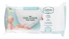 Cottony Toallitas Pieles Sensibles 60 Toallitas