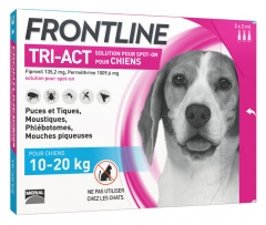 Frontline TRI-ACT Chiens 10-20 kg 3 Pipettes