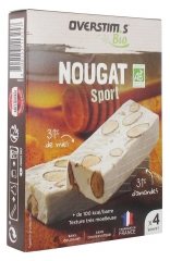 Overstims Nougat Sport Organic 4 Bars