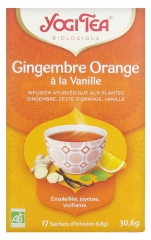 Yogi Tea Ginger Orange with Vanilla Organic 17 Sachets