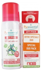 Puressentiel Anti-Sting Repellent + Soothing Spray 7H Infested Areas 75ml + Multi-Soothing Roller 5ml Special Duo Pack