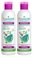 Puressentiel Pouxdoux Organic Daily Shampoo 2 x 200ml 