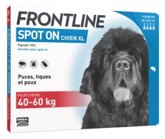 Spot-On Chien XL (40-60 kg) 4 Pipettes