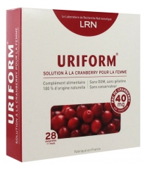 LRN Uriform Santé et Protection Urinaire de la Femme 28 Comprimés