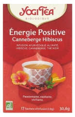 Yogi Tea Positiivinen Energia Karpalo Hibiskus Luomu 17 Pussia