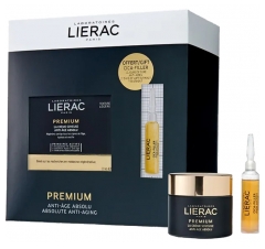 Lierac Premium Crema Sedosa Antiedad Absoluta 50 ml + Cica-Filler Suero Antiarrugas Reparador 10 ml Regalado