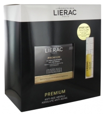 Lierac Premium La Crème Voluptueuse Anti-Âge Absolu 50 ml + Cica-Filler Sérum Anti-Rides Réparateur 10 ml Gratis