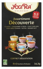 Yogi Tea Assortiment Découverte Bio 6 x 3 Sachets