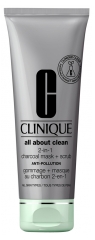 Clinique Anti-Pollution 2in1 Charcoal Mask + Scrub 100ml
