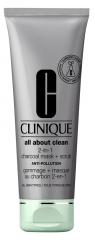 Clinique Scrub Anti-inquinamento + Maschera al Carbone 2in1 100 ml