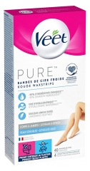 Veet Minima Pure Wax Strips Hypoallergenic Body & Legs 40 Strips