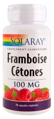 Solaray Framboise Cétones 100 mg 30 Capsules Végétales