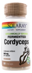 Solaray Cordyceps 500mg 60 Vegetable Capsules