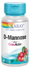 Solaray D-Mannose Plus CranActin 60 Vegcaps