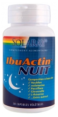 Solaray IbuActin Night 30 Vegetable Gel-Caps