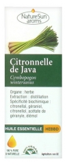 NatureSun Aroms Essential Oil Citronella Java (Cymbopogon Winterianus) 10ml