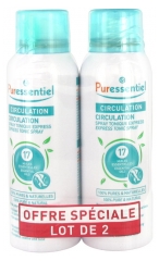 Puressentiel Spray Circulation aux 17 Huiles Essentielles Lot de 2 x 100 ml