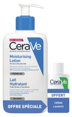 CeraVe Lait Hydratant 236 ml + Crème Lavante 20 ml Offerte