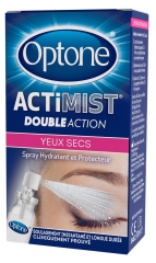 Optone ActiMist 2 in 1 Spray per Occhi Secchi e Irritati 10 ml