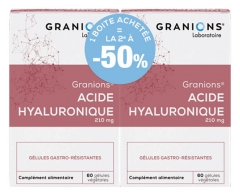 Granions Acide Hyaluronique Lot de 2 x 60 Gélules Végétales