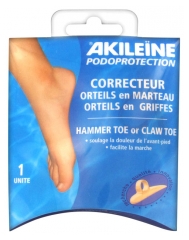 Akileïne Podoprotection Correcteur Orteils en Marteau Orteils en Griffes Pied Gauche