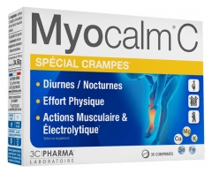 3C Pharma Myocalm C Spécial Crampes 30 Comprimés
