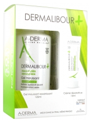 A-DERMA Dermalibour+ Foaming Gel 125ml + Repairing Cream 15ml