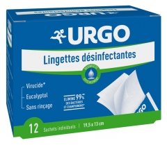 Urgo 12 Disinfecting Wipes Individual Bag
