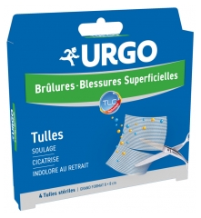 Urgo Brûlures et Blessures Superficielles Tulles 4 Tulles