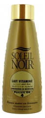 Soleil Noir Lait Vitaminé Sublimateur de Bronzage Pailleté Or SPF4 150 ml