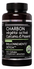 Nutrivie Carbone Vegetale Attivato Curcuma e Tarassaco 120 Capsule