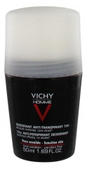 Vichy Homme Déodorant Anti-Transpirant 72H Contrôle Extrême Roll-On 50 ml