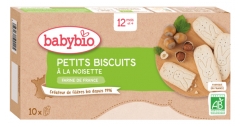 Babybio Biscuits with Hazelnuts 12 Months and + Organic 10 Biscuits