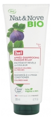 Nat&amp;Nove Bio 2em1 Amaciador M&aacute;scara Brilho Figo 200 ml