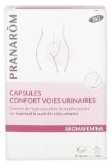 Pranarôm Aromafemina Capsules Comfort Urinary Tract Organic 30 Capsules