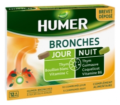 Humer Bronchial Tubes Day and Night 15 Tablets