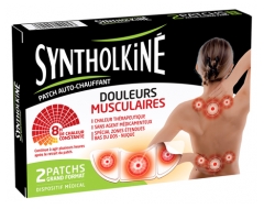 SyntholKiné Parche Calentador para Dolores Musculares Parte Baja de la Espalda 2 Parches