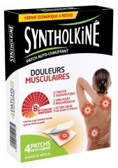 SyntholKiné Patch Chauffant Douleurs Musculaires Dos/Nuque/Épaules 4 Patchs