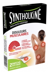 SyntholKiné Patch Chauffant Douleurs Musculaires Dos/Nuque/Épaules 2 Patchs