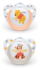NUK 2 Sucettes Silicone Disney Baby 0-6 Mois