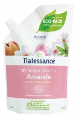 Natessance Gel Douche Douceur Amande Bio Recharge 650 ml