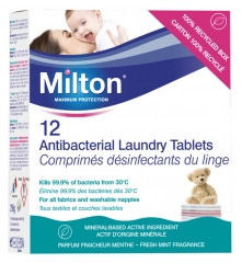Milton Comprimidos Desinfectantes de Lino 12 Comprimidos