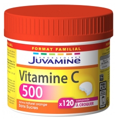 Juvamine Vitamin C 500 120 Tablets to Crunch